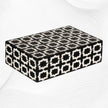 Black Moroccan Bone Inlay Box