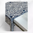 Credenza a 4 ante Talitha in ottone goffrato