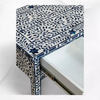 Credenza a 4 ante Talitha in ottone goffrato