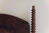 Bodhi Bobbin Four Poster Solid Wood Bed close-up of a bobbin-turned post