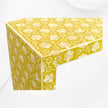 Knochenkonsole Blumendesign Gelb