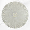 Mitteltisch mit Knocheneinlage, Streifendesign, Grau