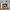 Table console florale avec incrustation d'os gris