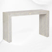 Bone Inlay Floral Konsolentisch Grau