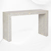 Bone Inlay Floral Konsolentisch Grau