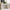 Table console florale avec incrustation d'os blanche