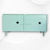 Bone Flower Media Console Sage Green 6
