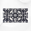 Bone Inlay Flower Tray Black | Wood Inlay Tray