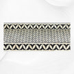 Bone Inlay Geometric Tray Coffee Table Black