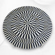Bone Inlay Illusion Stripe Couchtisch Schwarz