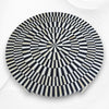Bone Inlay Illusion Stripe Couchtisch Schwarz