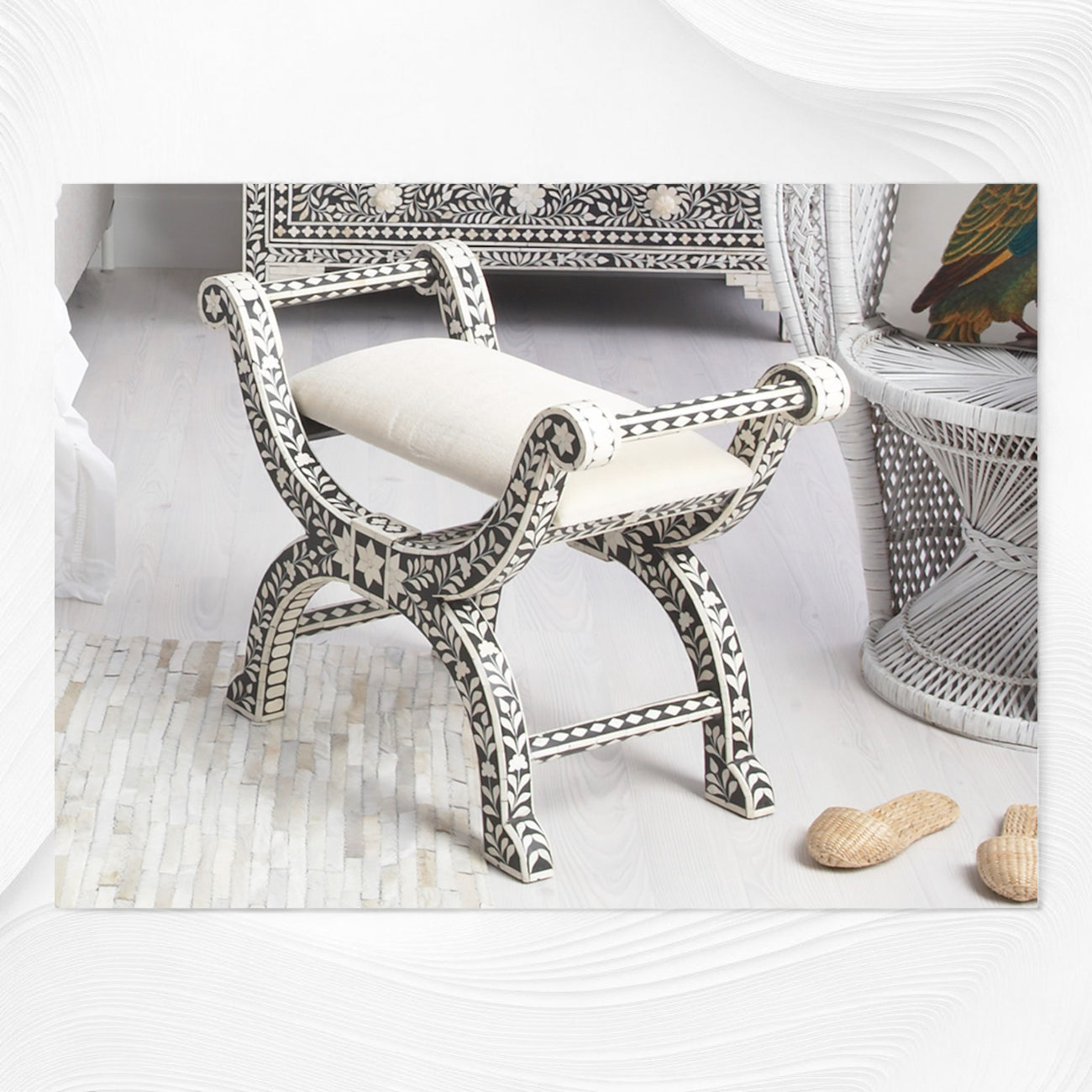 Buy Online Bone Inlay Chairs & Stool For Your Living Area – Luxury ...