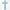 Bone Inlay Leaf Cross Blue