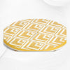Table d'Appoint en Chêne Os V Design Jaune