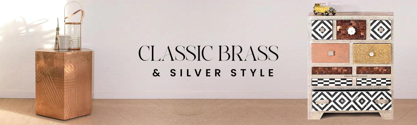 Buy Antique brass and silver furniture