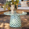 Breeze Resin Inlay Coffee Table Green