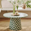 Breeze Resin Inlay Coffee Table Green