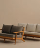 Breeze Teak Frame Sofa with a lounge chair