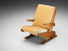 Bruto Chunky Wood Lounge Chair front angle