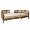 Cana Wood and Cane Daybed front view