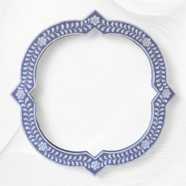 Clover Bone Inlay Spiegelgrau