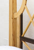 Colonial Bleached Lattice Four Poster Bed lattice and post detail