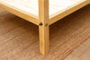 Colonial Bleached Lattice Four Poster Bed corner joint detail