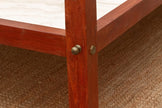 Cottage Lattice Four Poster Solid Wood Bed post joint detail