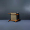Counsel Bolster Arm Wooden Armchair back view