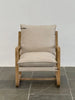 Cove Sling Back Wooden Armchair front view