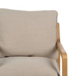 Cove Sling Back Wooden Armchair cushion close-up