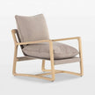 Cove Sling Back Wooden Armchair on a light floor