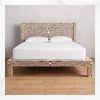 Cozy Bone Inlay Bed Brown