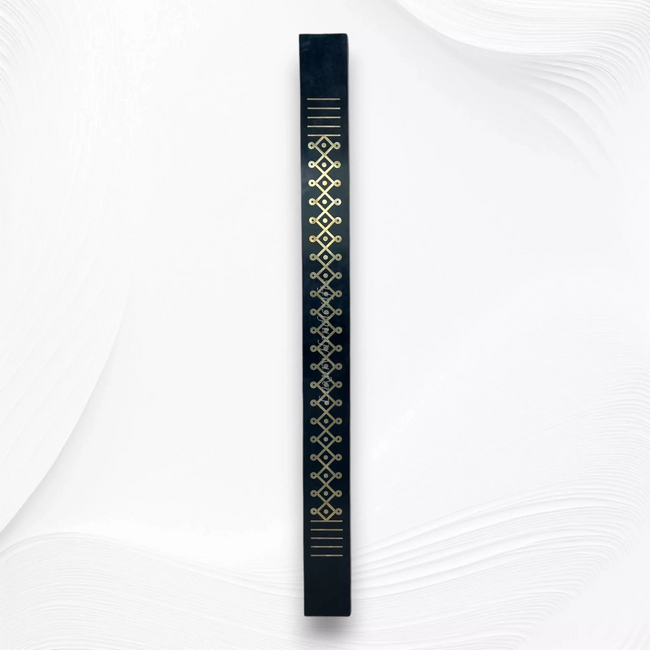 Cuddapah Marble Kolam Brass Inlay Floor Strip