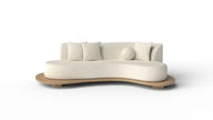 Curva Armless Curved Sofa front view