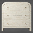 Curved Bone Inlay Waterfall Chest