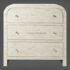 Curved Bone Inlay Waterfall Chest