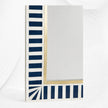 Buy Bone Inlay Floor Mirror Blue