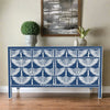 Swan Bone Inlay Sideboard Indigo Blue