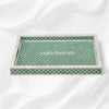 rectangular bone inlay tray