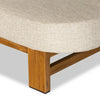 Drum Bolster Arm Wooden Sofa frame close-up
