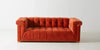 Ember Tufted Velvet Sofa full front view