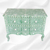 Estelle Bone Inlay 2 Drawer Chest Green 2