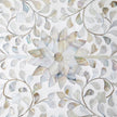 Estelle Mother of Pearl Inlay Curved Dresser White