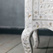 Estelle Mother of Pearl Inlay Curved Dresser White