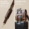 Ezra 16 Inches Hunter Leather Laptop Bag Brown
