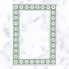 Green Bone Inlay Mirror