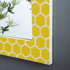 Bone Inlay Wall Mirror Yellow