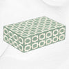 Green Moroccan Bone Inlay Box