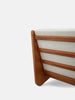 Fenn Armless Solid Wood Lounge Chair Set of 2 slatted side view